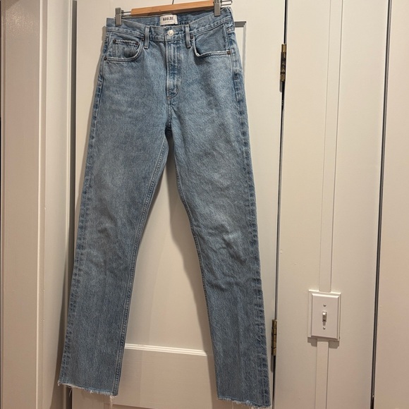Agolde Cherie High Rise Straight Jeans in Merit Sz 27 / 4 - Picture 11 of 16